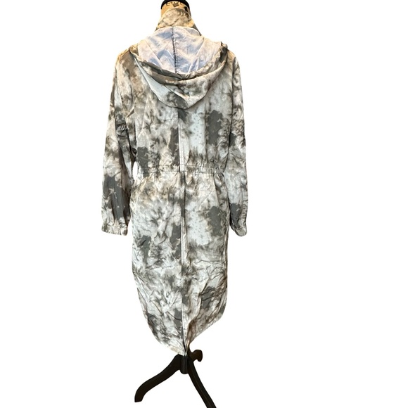 Stylish Tie-Dye Hooded Jacket - Picture 7 of 14